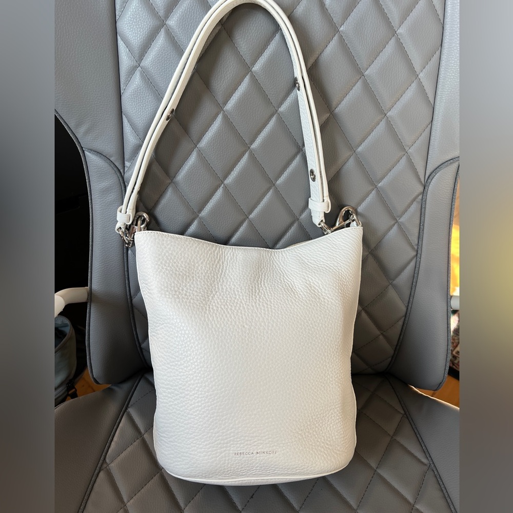 Rebecca Minkoff Leather Darren Bucket Bag - Picture 10 of 11